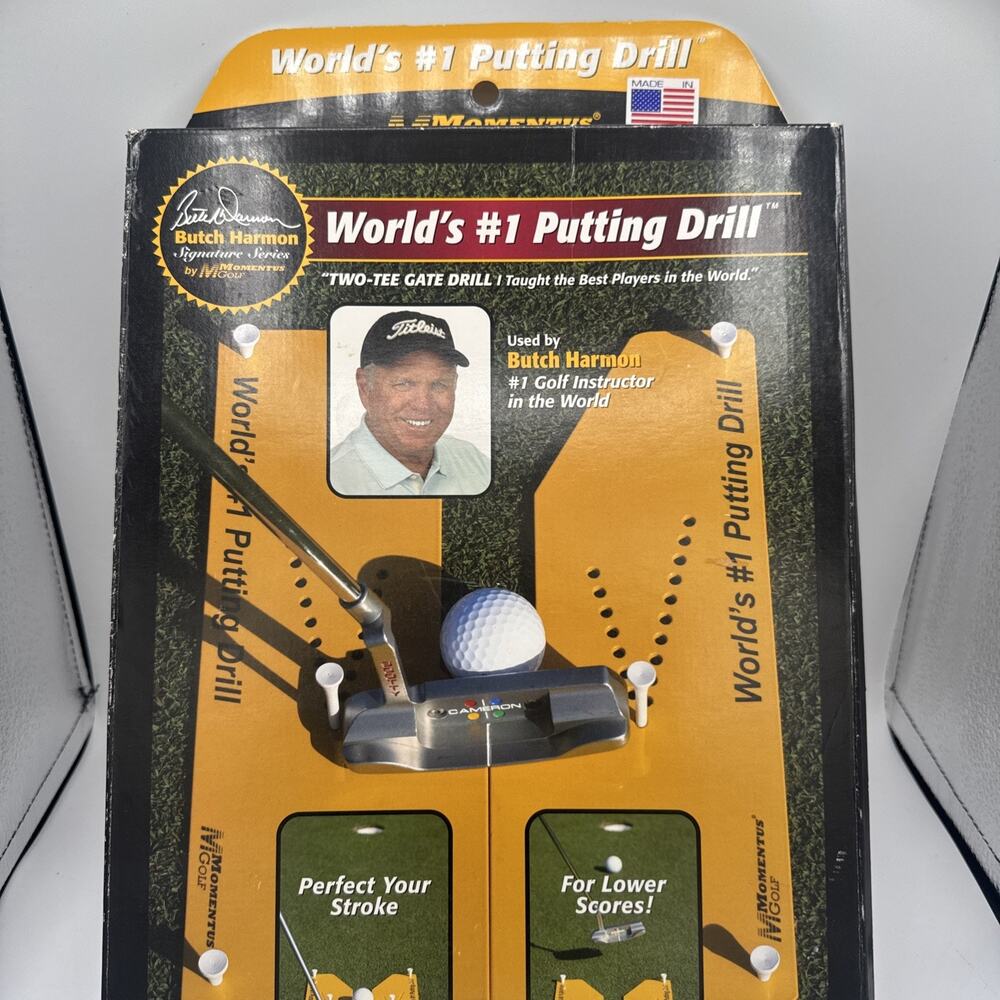 Momentus Golf Sports World's #1 Putting Drill Butch Harmon Signature Series